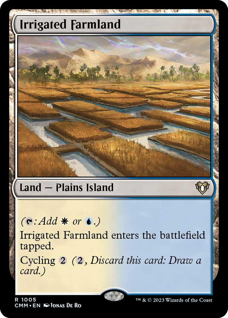 Magic: The Gathering - Irrigated Farmland - Commander Masters