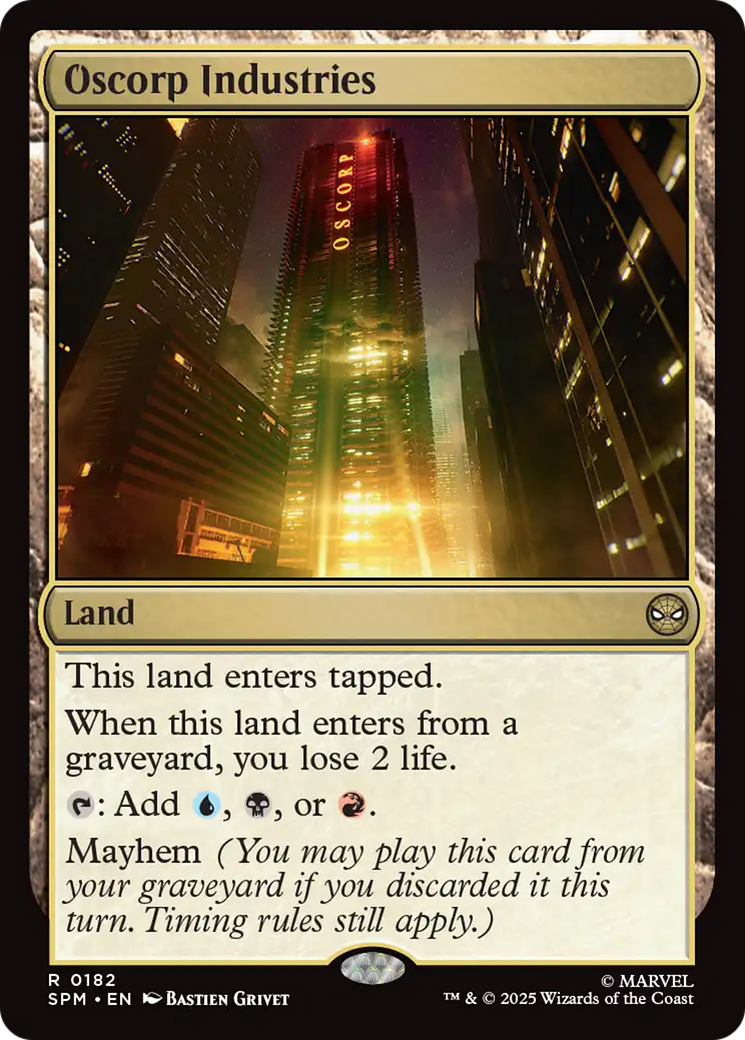 Magic: The Gathering - Oscorp Industries - Marvel's Spider-Man