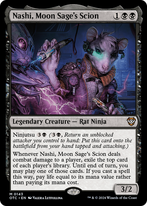 Magic: The Gathering - Nashi, Moon Sage's Scion - Outlaws of Thunder Junction Commander