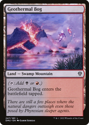 Magic: The Gathering - Geothermal Bog Foil - Dominaria United
