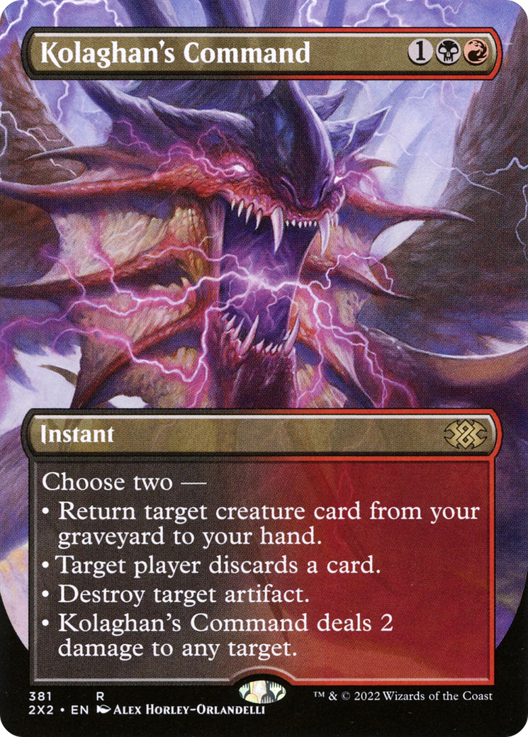 Magic: The Gathering - Kolaghan's Command - Double Masters 2022