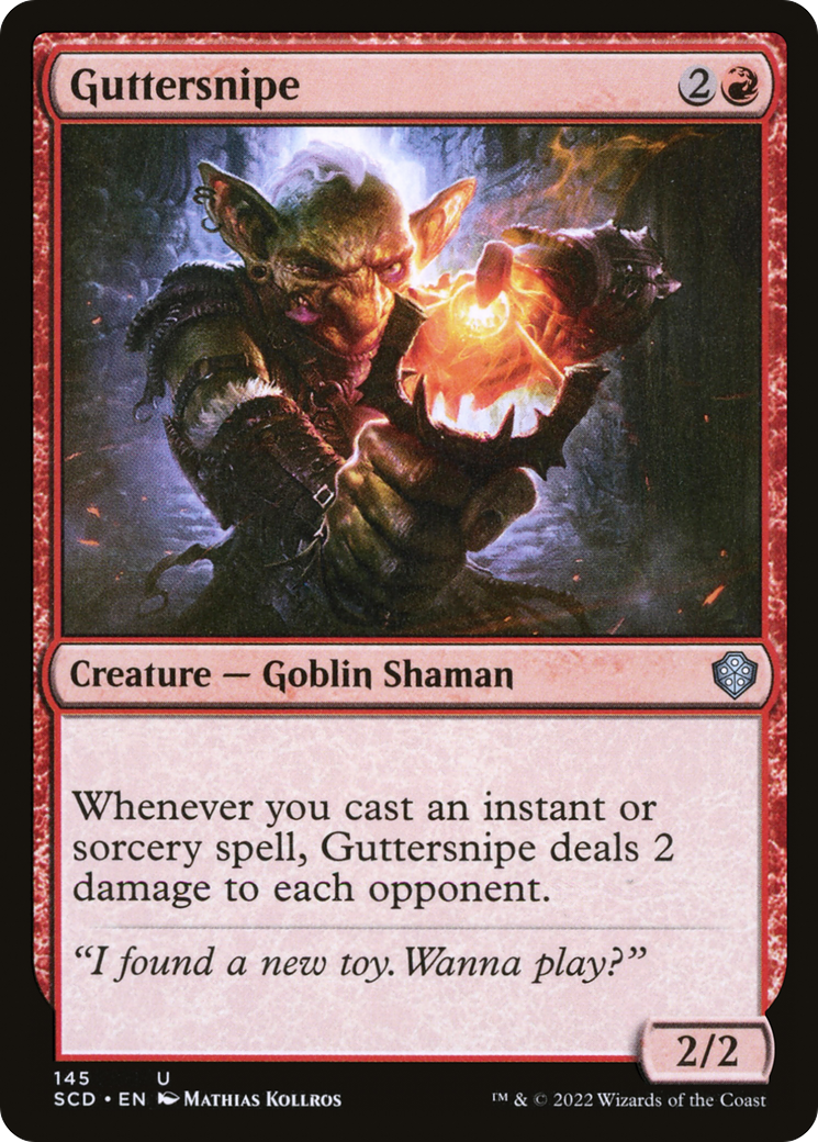 Magic: The Gathering - Guttersnipe - Starter Commander Decks