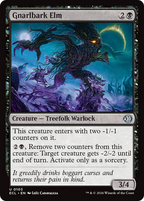 Magic: The Gathering - Gnarlbark Elm Foil - Lorwyn Eclipsed