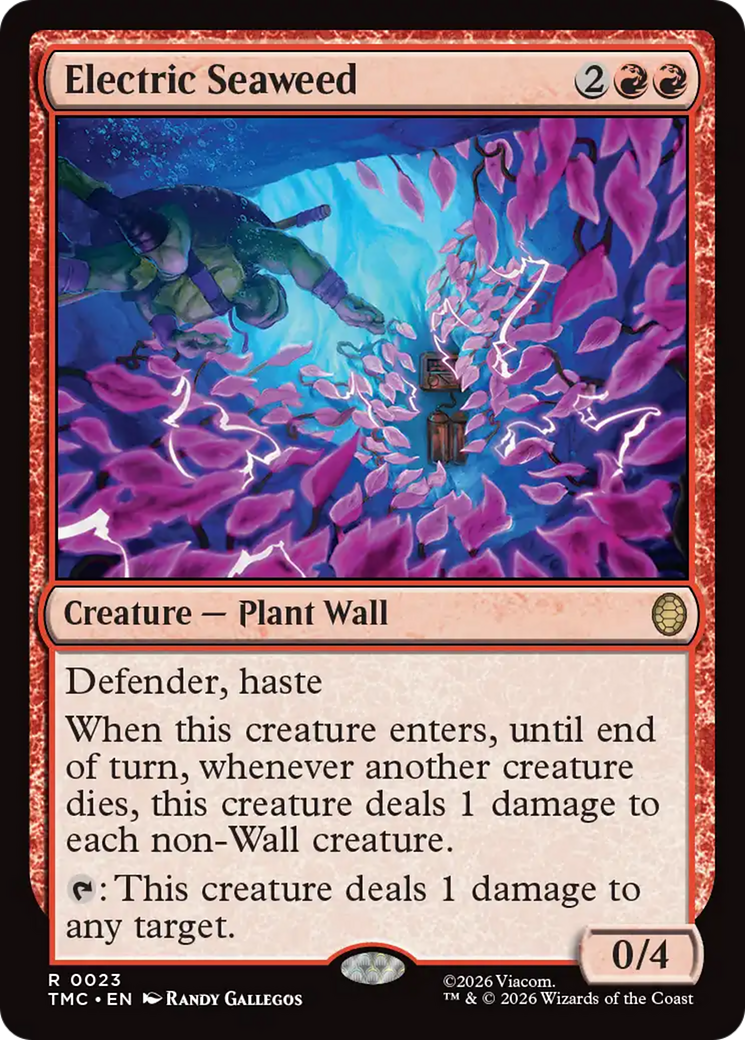 Magic: The Gathering - Electric Seaweed - Teenage Mutant Ninja Turtles Eternal