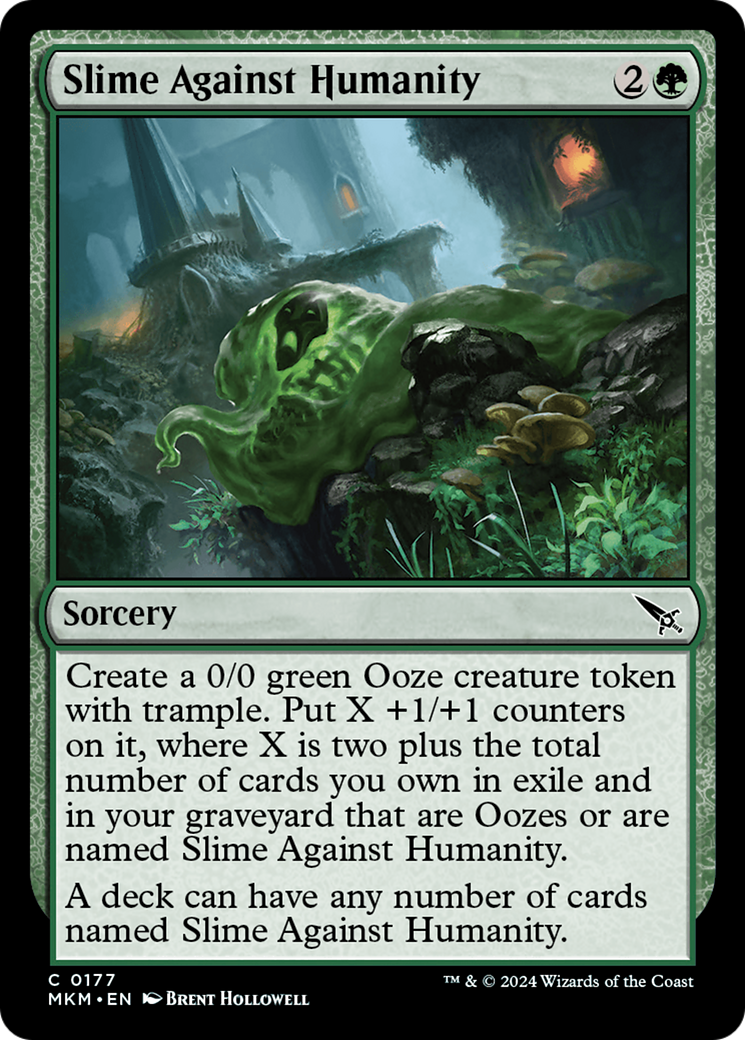 Magic: The Gathering - Slime Against Humanity Foil - Murders at Karlov Manor