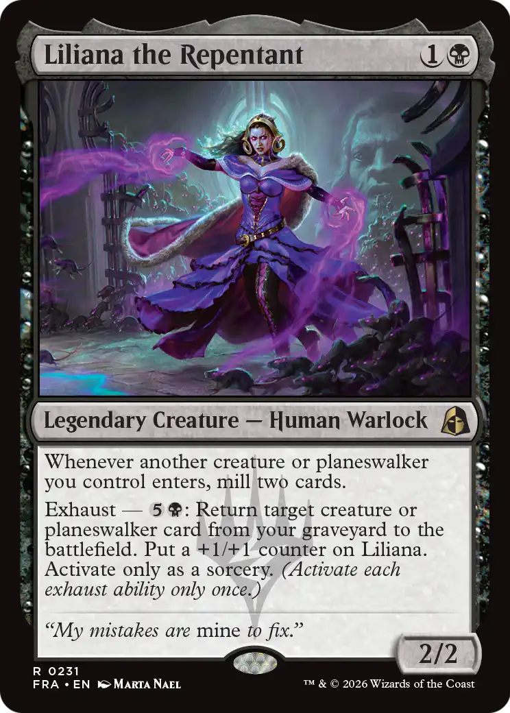 Magic: The Gathering - Liliana the Repentant - Reality Fracture
