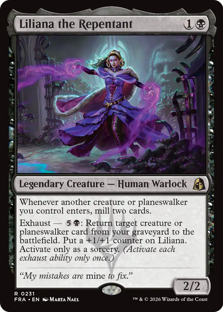 Magic: The Gathering - Liliana the Repentant - Reality Fracture