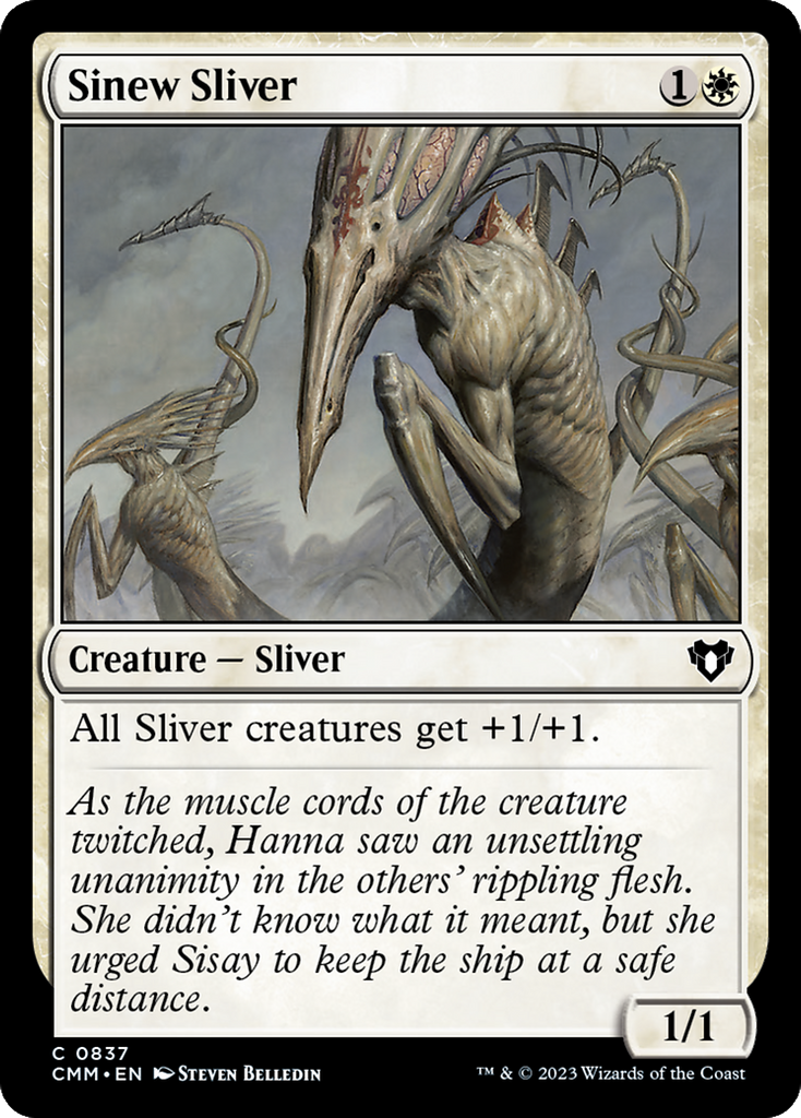 Magic: The Gathering - Sinew Sliver - Commander Masters