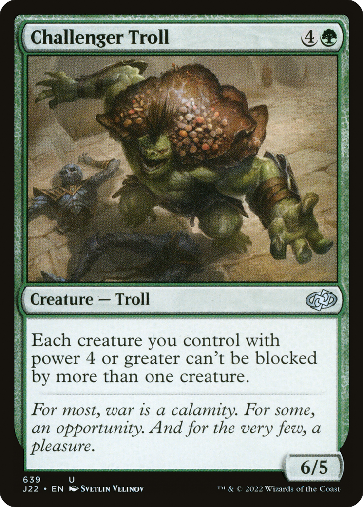Magic: The Gathering - Challenger Troll - Jumpstart 2022
