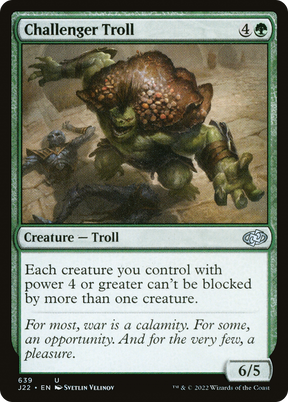 Magic: The Gathering - Challenger Troll - Jumpstart 2022