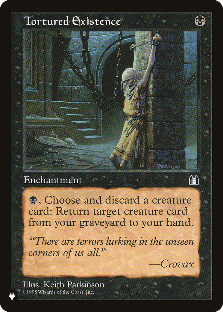 Magic: The Gathering - Tortured Existence - The List