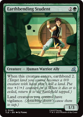 Magic: The Gathering - Earthbending Student Foil - Avatar: The Last Airbender Eternal