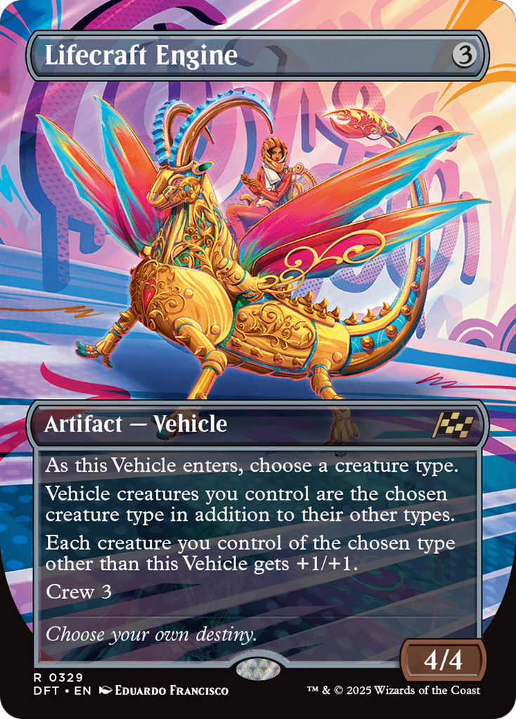 Magic: The Gathering - Lifecraft Engine Foil - Aetherdrift