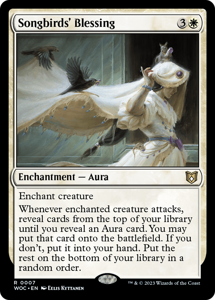 Magic: The Gathering - Songbirds' Blessing - Wilds of Eldraine Commander