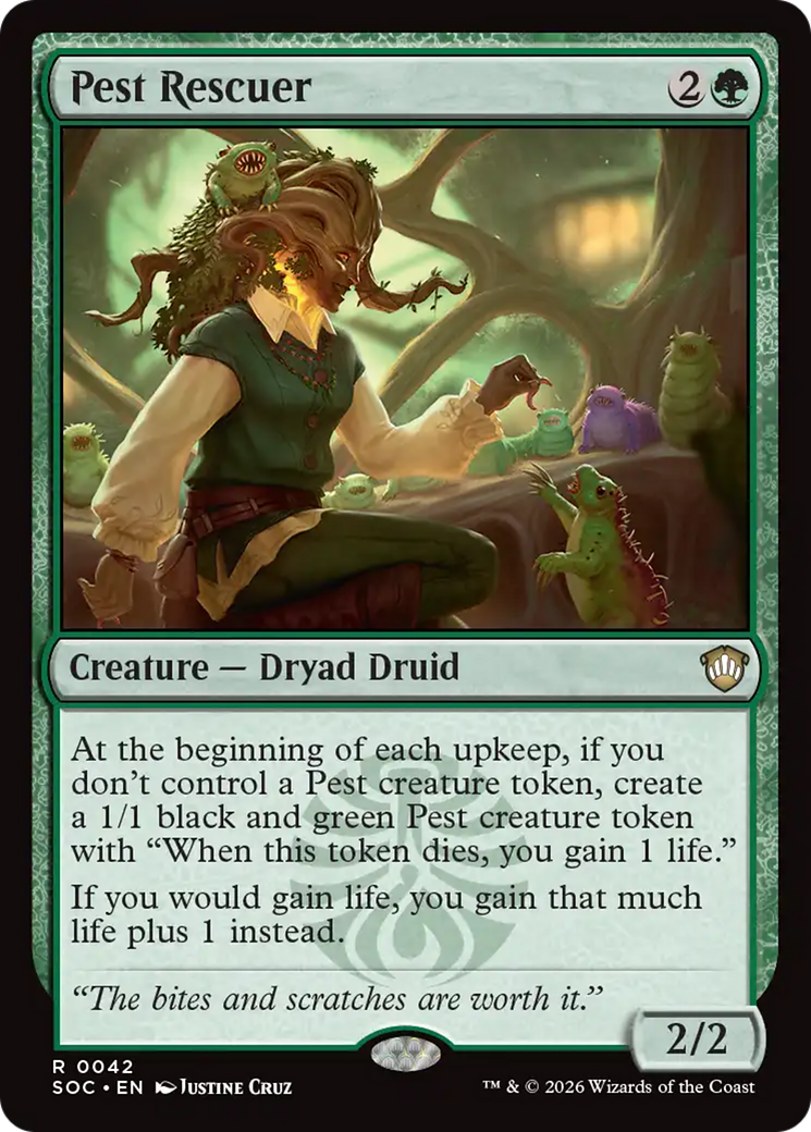 Magic: The Gathering - Pest Rescuer - Secrets of Strixhaven Commander