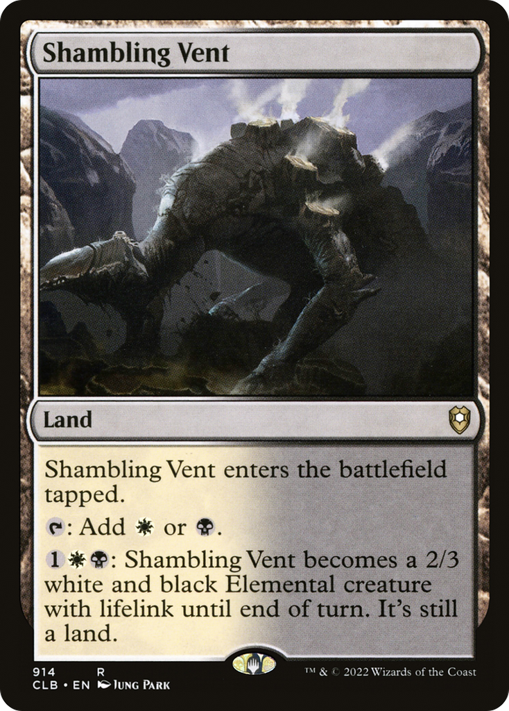 Magic: The Gathering - Shambling Vent - Commander Legends: Battle for Baldur's Gate