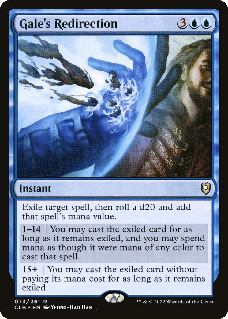 Magic: The Gathering - Gale's Redirection - Commander Legends: Battle for Baldur's Gate