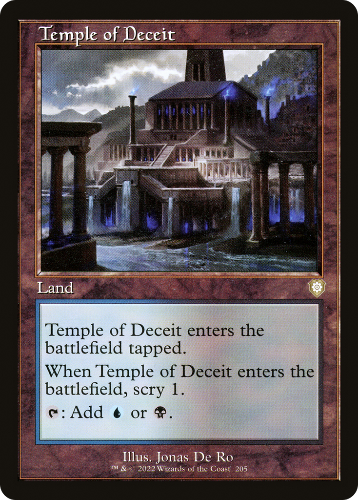 Magic: The Gathering - Temple of Deceit - The Brothers' War Commander