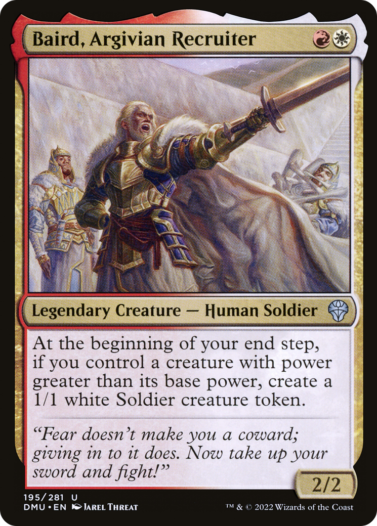 Magic: The Gathering - Baird, Argivian Recruiter Foil - Dominaria United
