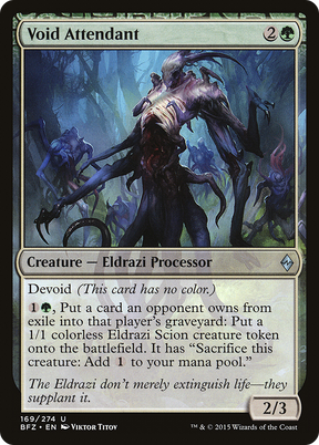 Magic: The Gathering - Void Attendant Foil - Battle for Zendikar