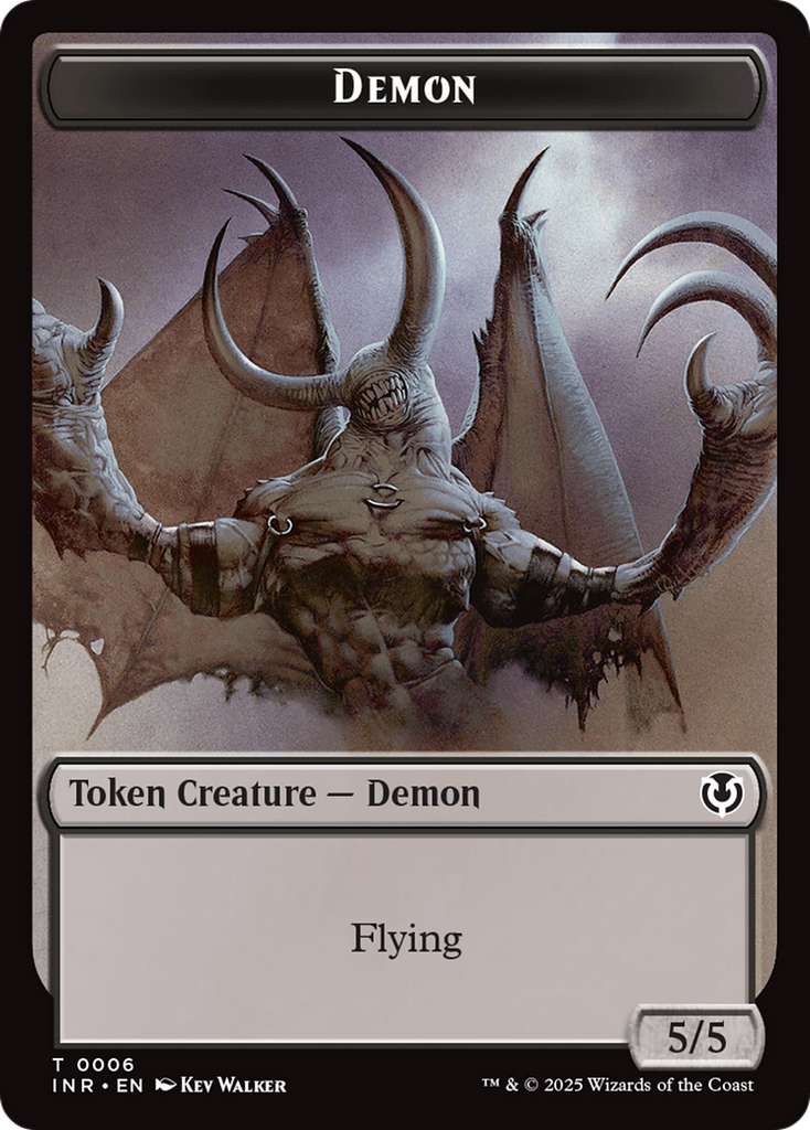 Magic: The Gathering - Demon Token - Innistrad Remastered Tokens