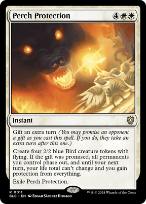 Magic: The Gathering - Perch Protection - Bloomburrow Commander