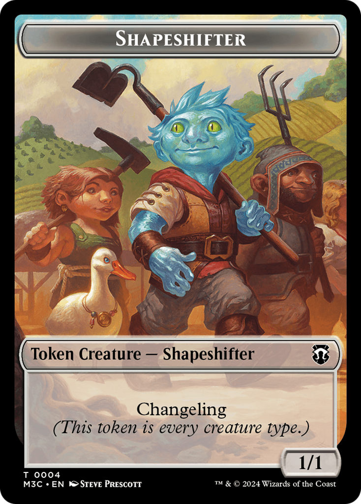 Magic: The Gathering - Shapeshifter Token - Modern Horizons 3 Commander Tokens