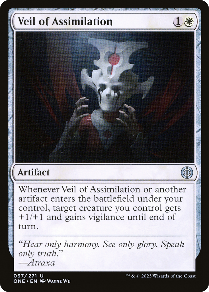 Magic: The Gathering - Veil of Assimilation Foil - Phyrexia: All Will Be One