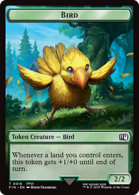Magic: The Gathering - Bird Token - Final Fantasy Tokens