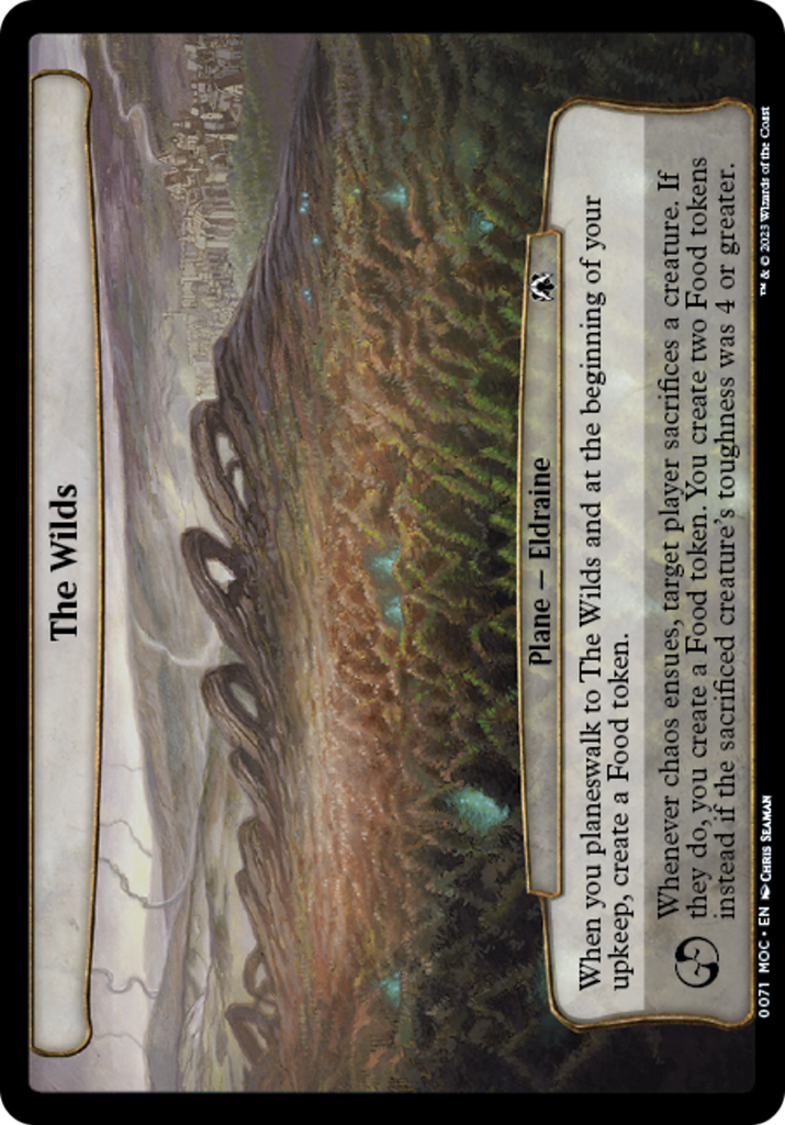 Magic: The Gathering - The Wilds - March of the Machine Commander