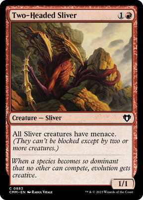 Magic: The Gathering - Two-Headed Sliver - Commander Masters