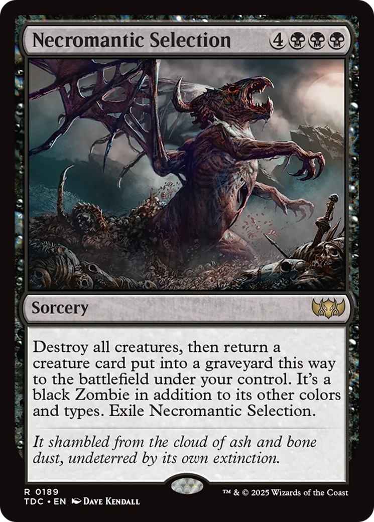 Magic: The Gathering - Necromantic Selection - Tarkir: Dragonstorm Commander