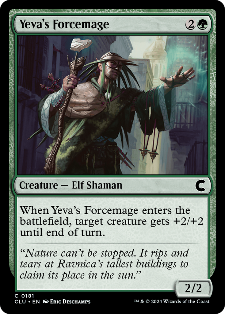 Magic: The Gathering - Yeva's Forcemage - Ravnica: Clue Edition
