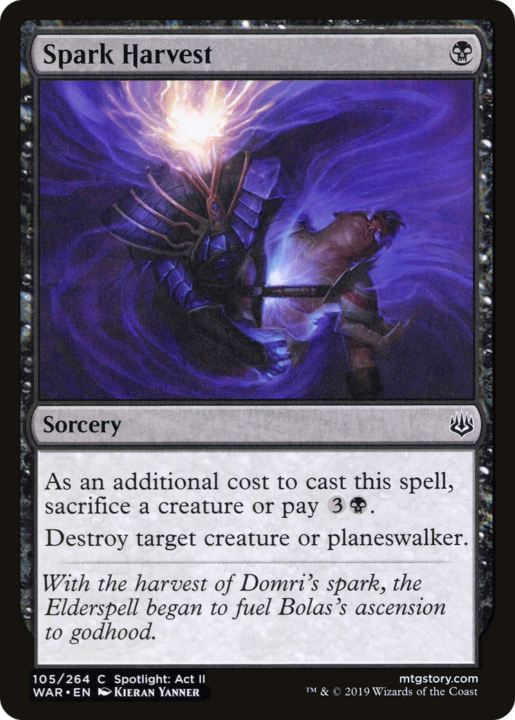 Magic: The Gathering - Spark Harvest Foil - War of the Spark