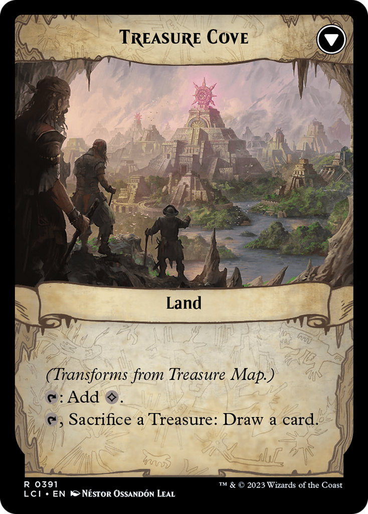 Magic: The Gathering - Treasure Map // Treasure Cove Foil - The Lost Caverns of Ixalan