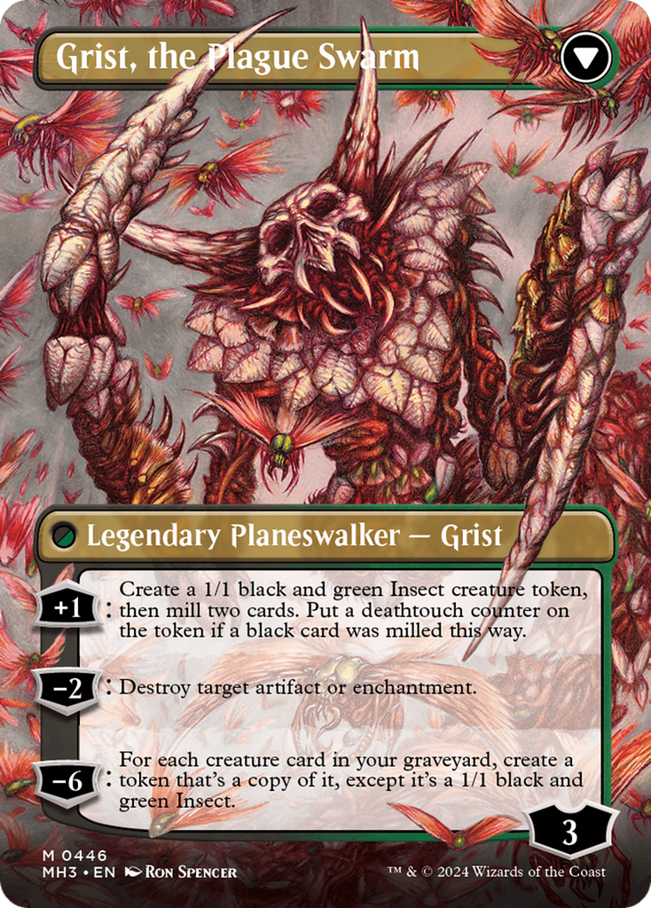 Magic: The Gathering - Grist, Voracious Larva // Grist, the Plague Swarm - Modern Horizons 3