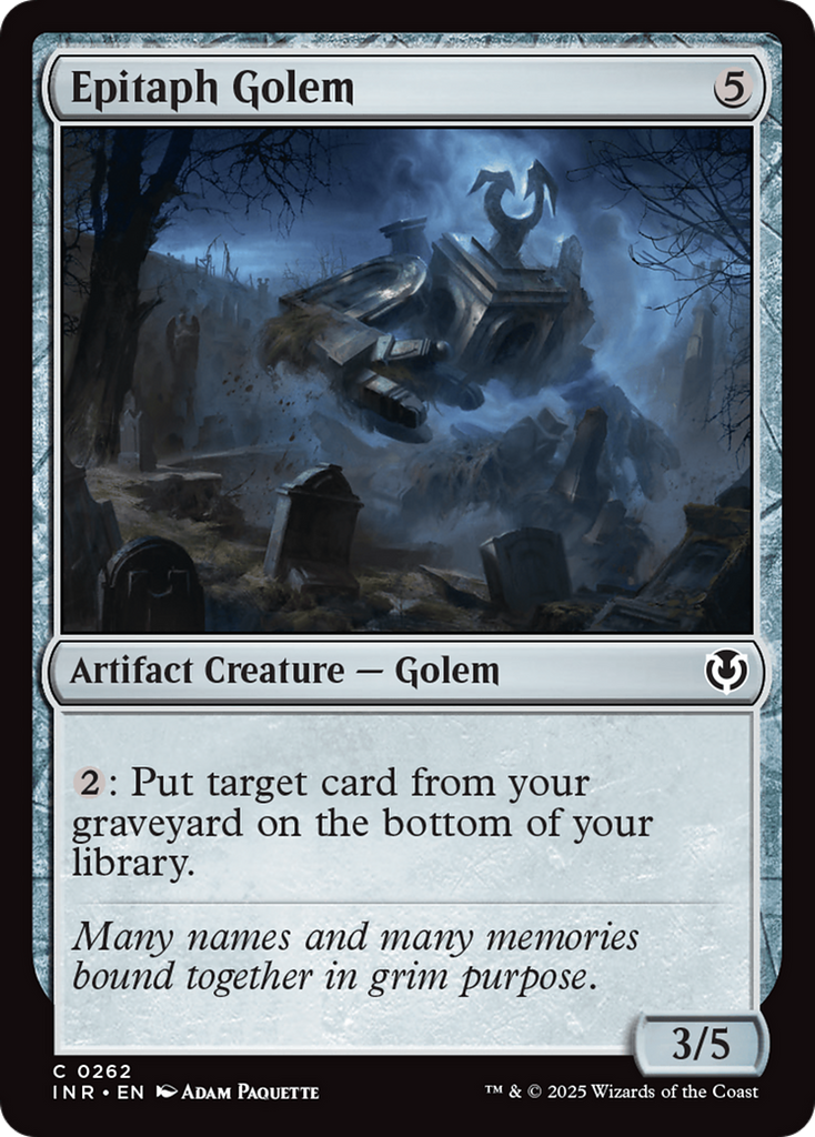 Magic: The Gathering - Epitaph Golem - Innistrad Remastered