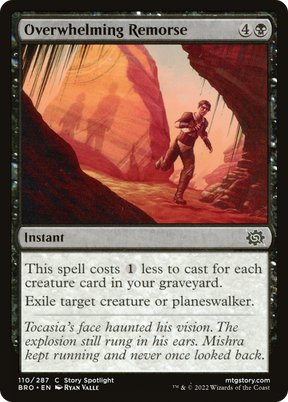 Magic: The Gathering - Overwhelming Remorse Foil - The Brothers' War