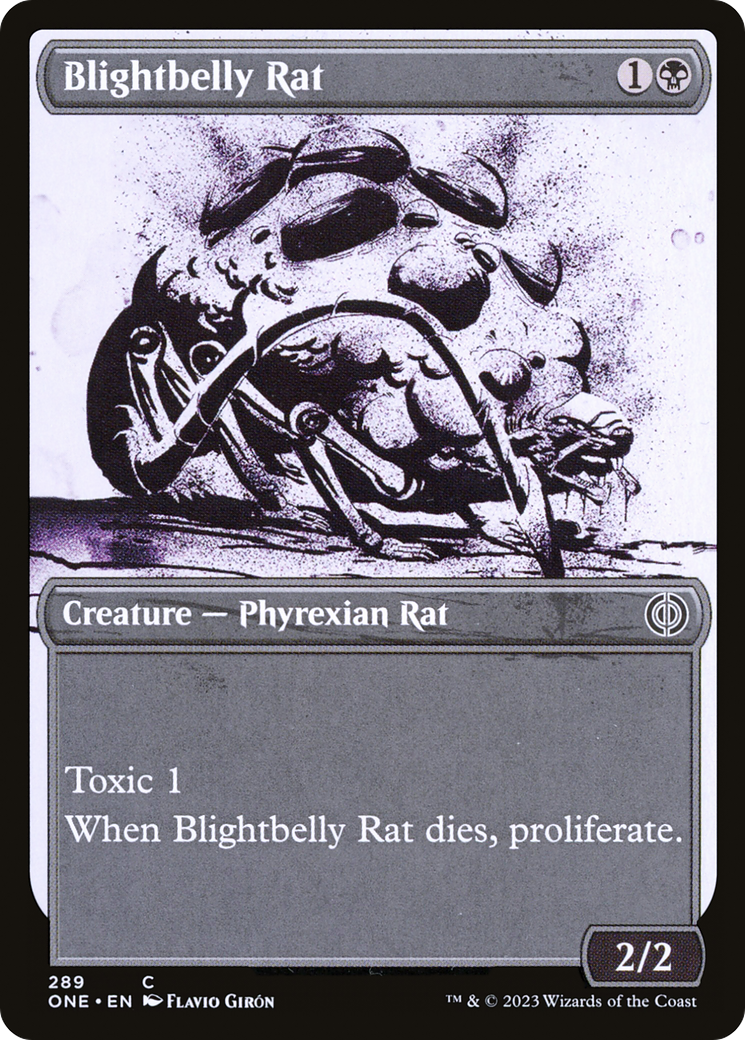 Magic: The Gathering - Blightbelly Rat Foil - Phyrexia: All Will Be One