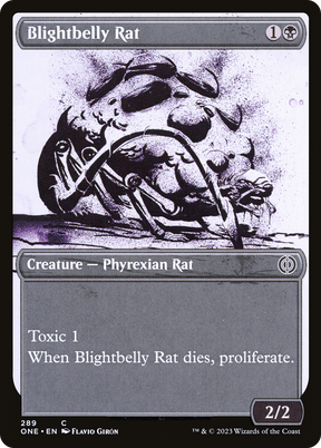 Magic: The Gathering - Blightbelly Rat Foil - Phyrexia: All Will Be One