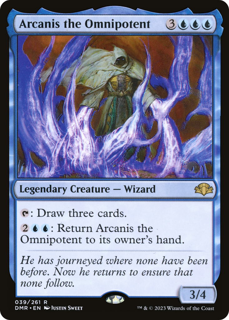 Magic: The Gathering - Arcanis the Omnipotent Foil - Dominaria Remastered