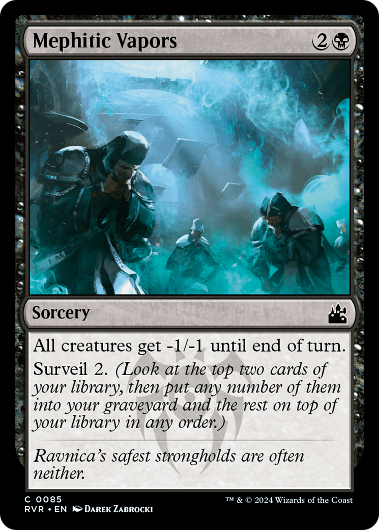Magic: The Gathering - Mephitic Vapors Foil - Ravnica Remastered