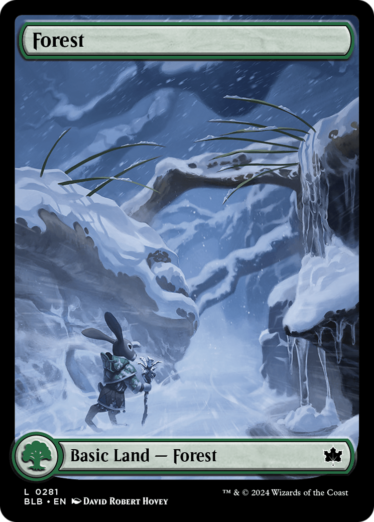Magic: The Gathering - Forest - Bloomburrow