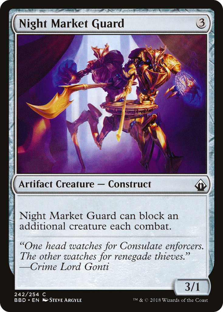 Magic: The Gathering - Night Market Guard Foil - Battlebond