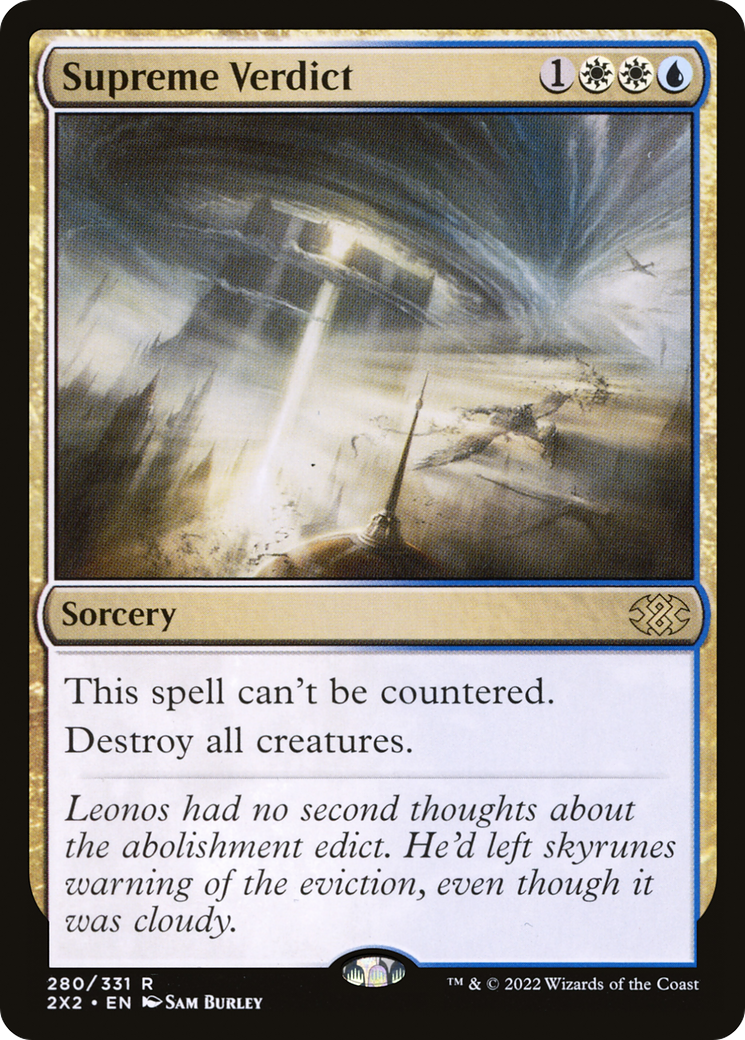 Magic: The Gathering - Supreme Verdict - Double Masters 2022