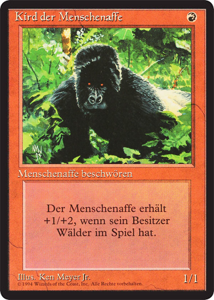 Magic: The Gathering - Kird, der Menschenaffe - Foreign Black Border