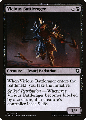 Magic: The Gathering - Vicious Battlerager - Commander Legends: Battle for Baldur's Gate