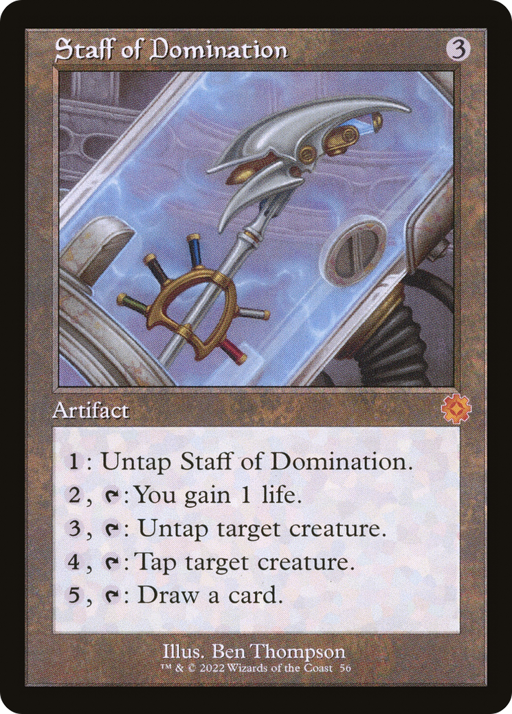 Magic: The Gathering - Staff of Domination - The Brothers' War Retro Artifacts