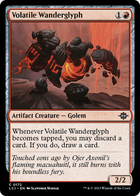 Magic: The Gathering - Volatile Wanderglyph Foil - The Lost Caverns of Ixalan