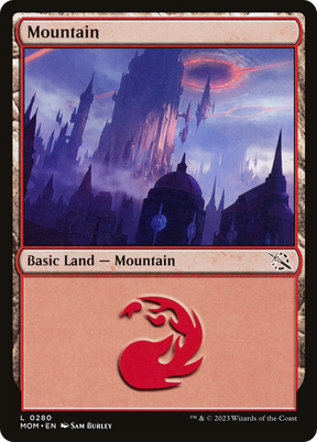 Magic: The Gathering - Mountain #280 Foil - March of the Machine